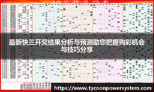 最新快三开奖结果分析与预测助您把握购彩机会与技巧分享